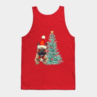 Christmas French Bulldog Tank Top